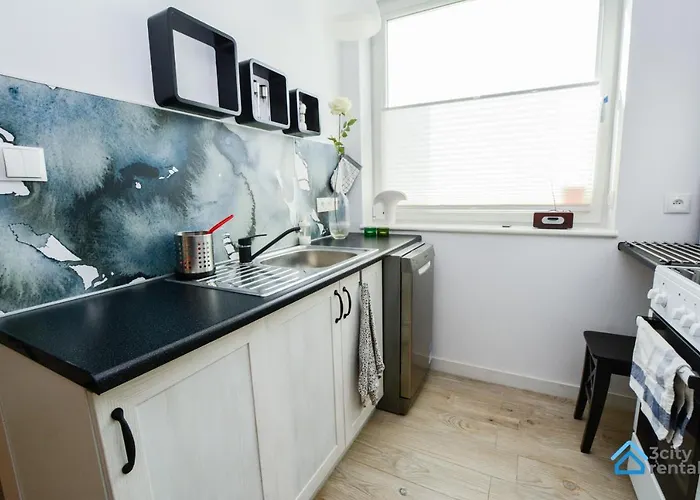 Dwupoziomowy 3city W Gdyni Z Biurkiem I Balkonem By Renters Apartamento