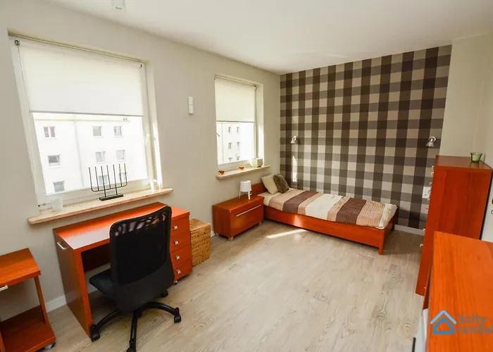 Dwupoziomowy 3city W Gdyni Z Biurkiem I Balkonem By Renters